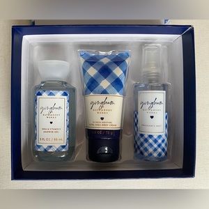 Bath & Body Works NEW Gingham gift set